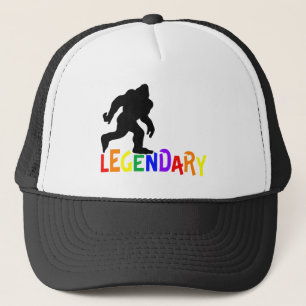 Bigfoot Legendary Rainbow Pride Truckerkappe