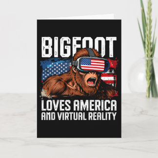 Bigfoot liebt Amerika und virtuelle Realität Lusti Karte
