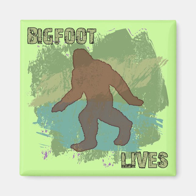 Bigfoot Lives Magnet (Vorne)