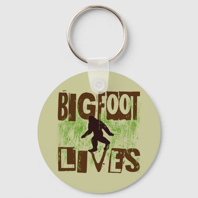Bigfoot Lives Schlüsselanhänger (Vorderseite)