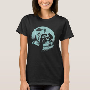 Bigfoot Loch Ness Monster Mothman und Außerirdisch T-Shirt