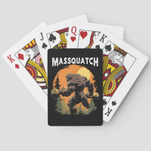 Bigfoot Massquatch Lustig Spielkarten
