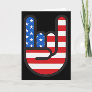 Bigfoot Merica Rock Amerikanische Flagge Patriotis Karte