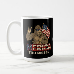 Bigfoot 'Merica Still Missed' Patriot 4. Juli Kaffeetasse