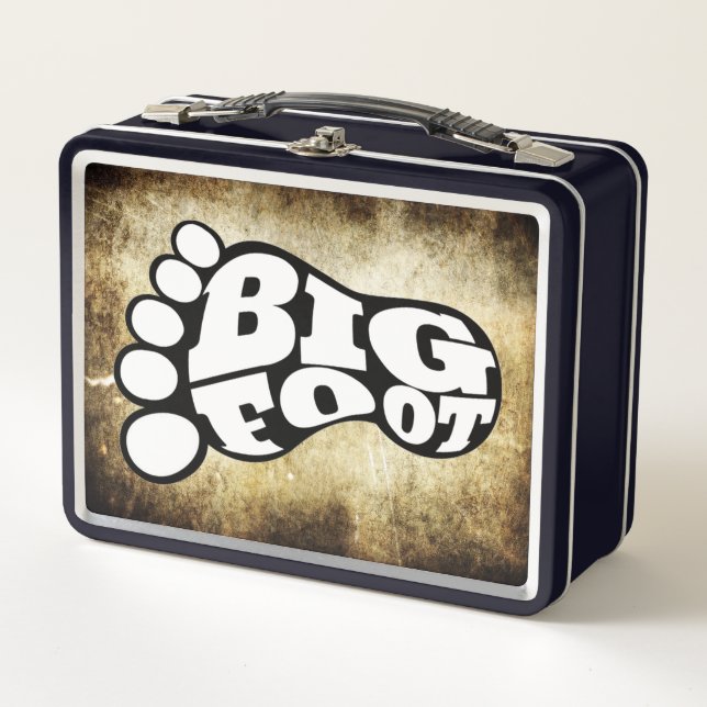 Bigfoot Metall Brotdose (Vorderseite)