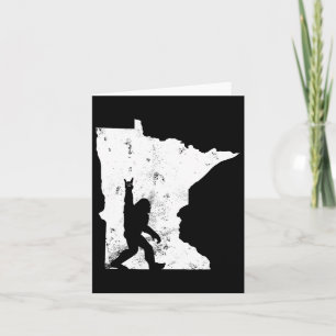 Bigfoot Minnesota Staat Karte Sasquatch Men Women