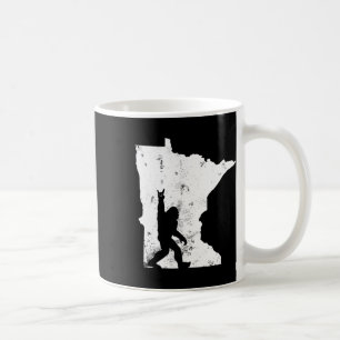 Bigfoot Minnesota Staat Karte Sasquatch Men Women Kaffeetasse
