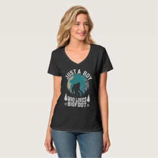 Bigfoot Moon Grafik T - Shirt für weibliche Kinder