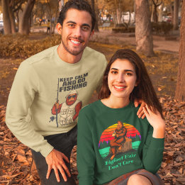 Bigfoot Morning Coffee Bigfoot Hair Keine Sorge Sweatshirt