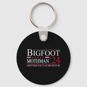 Bigfoot Mothman 2024 Präsidentenwahl Funny Vote Schlüsselanhänger