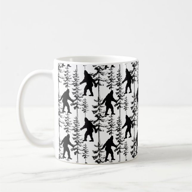 Bigfoot Motif Mug (Gauche)