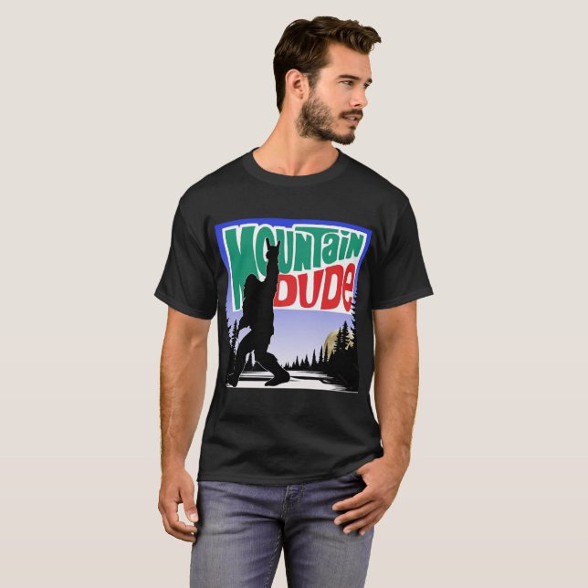 BigFoot Mountain Typ T-Shirt (Vorne ganz)