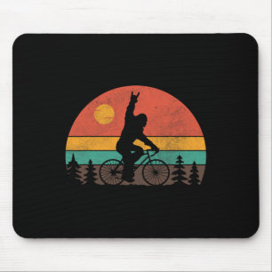 Bigfoot Mountainbike Lustig Mtb Radfahren Radsport Mousepad