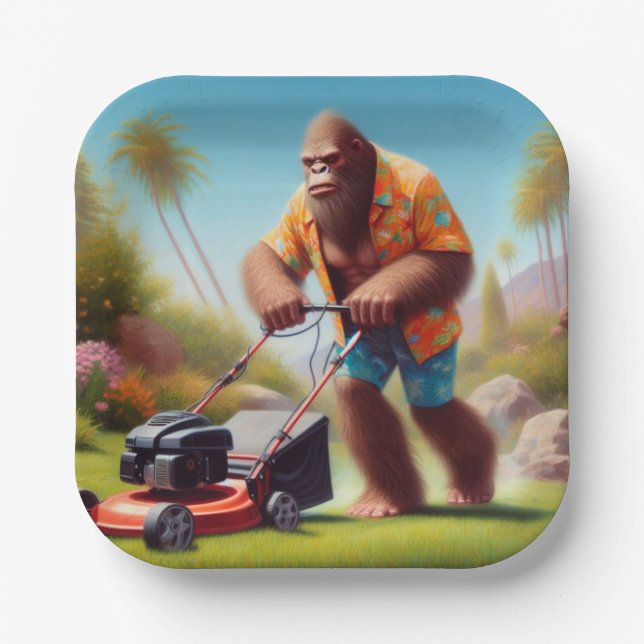 Bigfoot Moving Pappteller (Vorderseite)