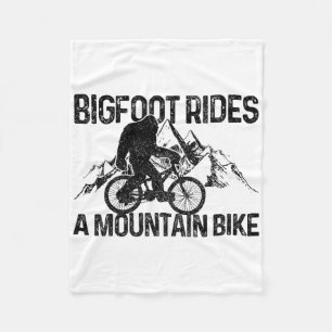 Bigfoot Mtb Downhill-Mountainbike Lustiges Geschen Fleecedecke