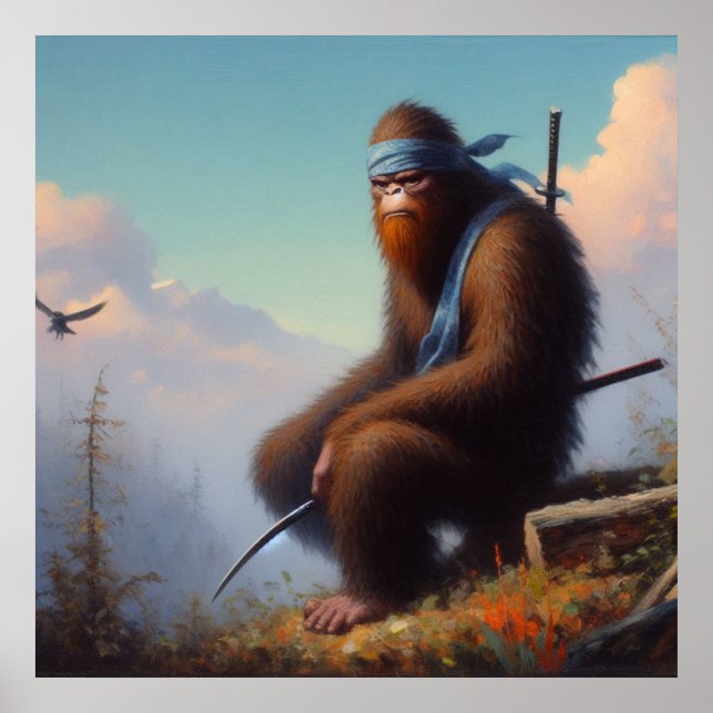 Bigfoot Ninja Poster (Vorne)