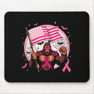 Bigfoot Nk Band Brustkrebs-Bewusstseinsmonat Wo Mousepad
