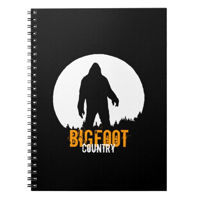 Bigfoot-Notebook Notizblock (Vorderseite)