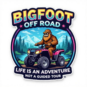 Bigfoot Off Road Life ist ein Abenteuer T-Shirt