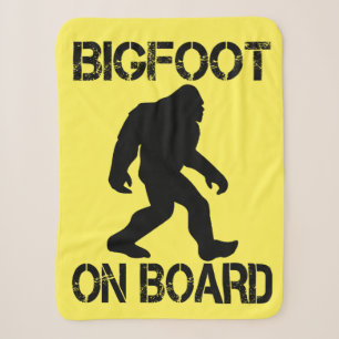 Bigfoot on Board - Funny Bigfoot Sherpadecke
