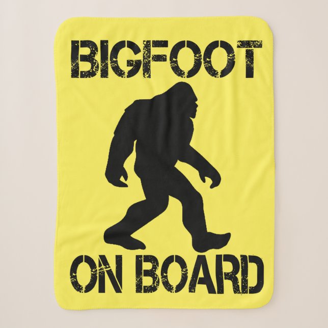 Bigfoot on Board - Funny Bigfoot Sherpadecke (Vorderseite)