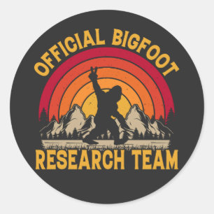 Bigfoot Original Research Team Runder Aufkleber