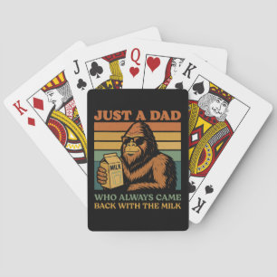 Bigfoot Papa nur ein Vater, der immer wieder mit Spielkarten