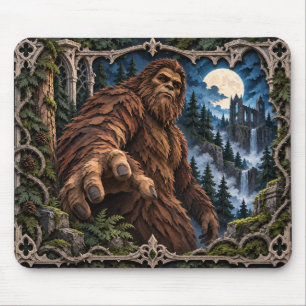 Bigfoot, Paper Cut Monster Mousepad