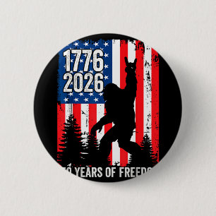 Bigfoot patriotisch 250 Jahre Freiheit USA 250. Button
