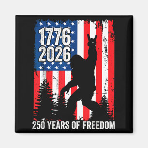Bigfoot patriotisch 250 Jahre Freiheit USA 250. Magnet