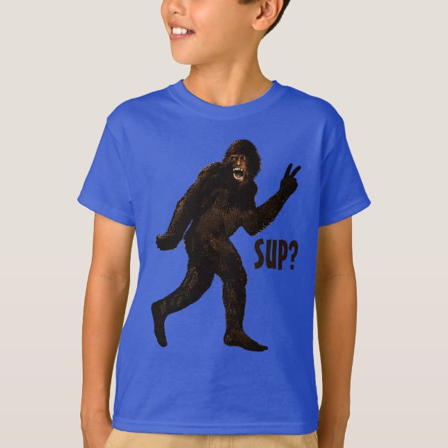 Bigfoot Peace Sup? T-Shirt (Vorderseite)