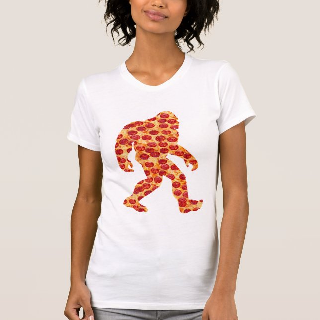 Bigfoot Pizza T-Shirt (Vorderseite)