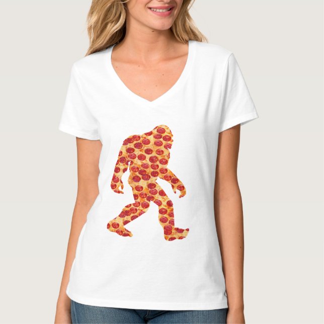 Bigfoot Pizza T-Shirt (Vorderseite)