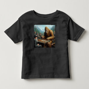 Bigfoot Playing Kleinkind T-shirt
