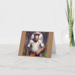 Bigfoot Policeman Karte