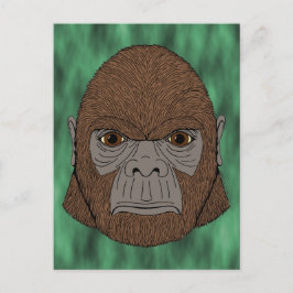 Bigfoot Portrait 1 (Ape-like) Postkarte