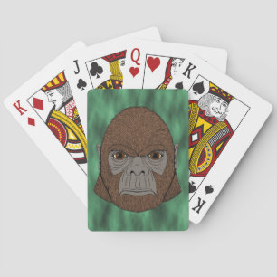 Bigfoot Portrait 1 (Ape-like) Spielkarten