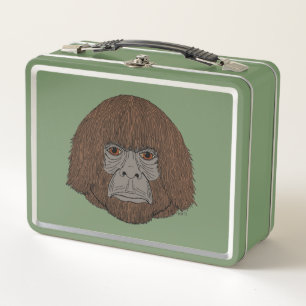 Bigfoot Portrait 2 (human-like) Metall Brotdose