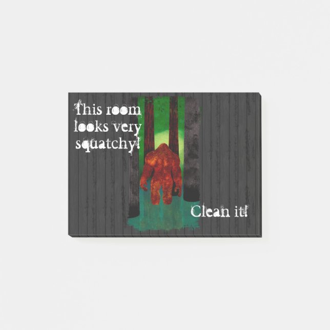 Bigfoot Post-it Klebezettel (Vorderseite)