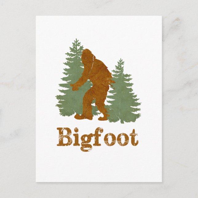Bigfoot Postkarte (Vorderseite)