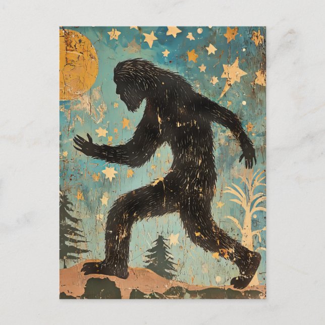 Bigfoot Postkarte (Vorderseite)