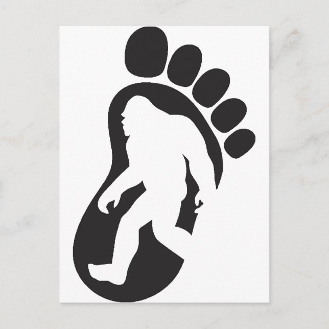 Bigfoot Postkarte (Vorderseite)