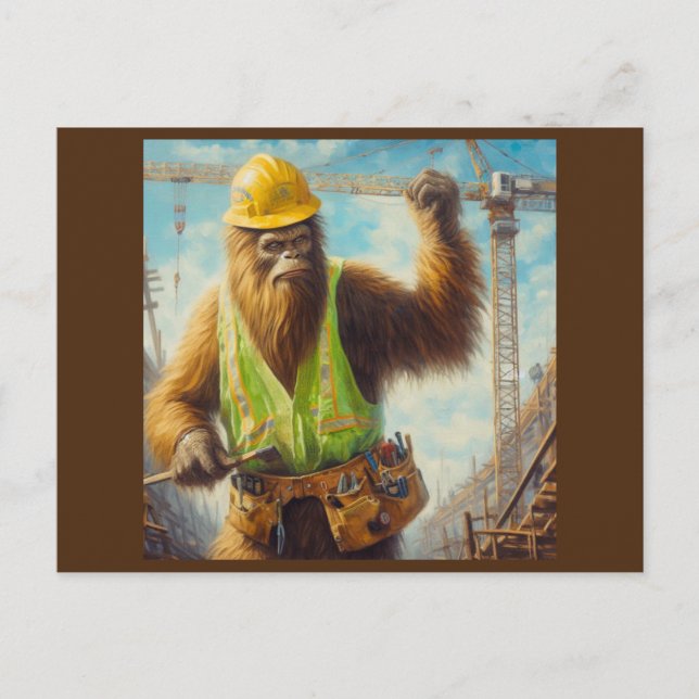 Bigfoot Postkarte (Vorderseite)