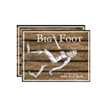 Bigfoot Postkarte