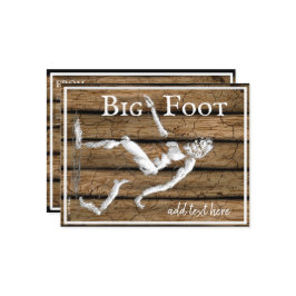 Bigfoot Postkarte