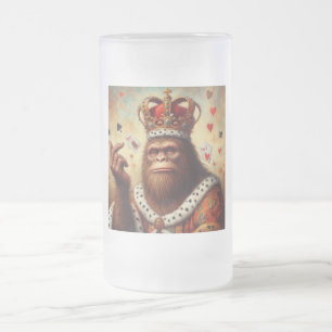 Bigfoot Queen of Hearts Mattglas Bierglas