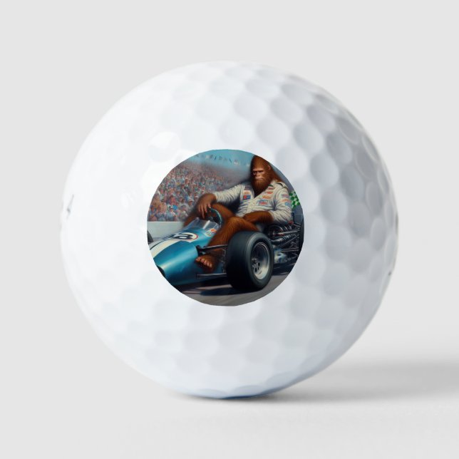 Bigfoot Racecar Golfball (Vorderseite)