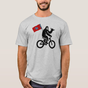 Bigfoot-Radfahrrer Tennessee-Flagge T-Shirt