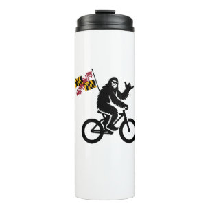 Bigfoot-Radsport-Maryland-Flagge Thermosbecher