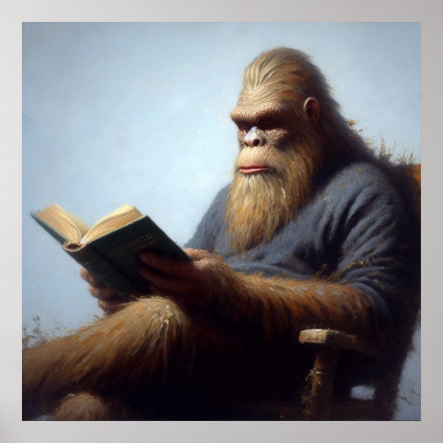 Bigfoot Reading Poster (Vorne)